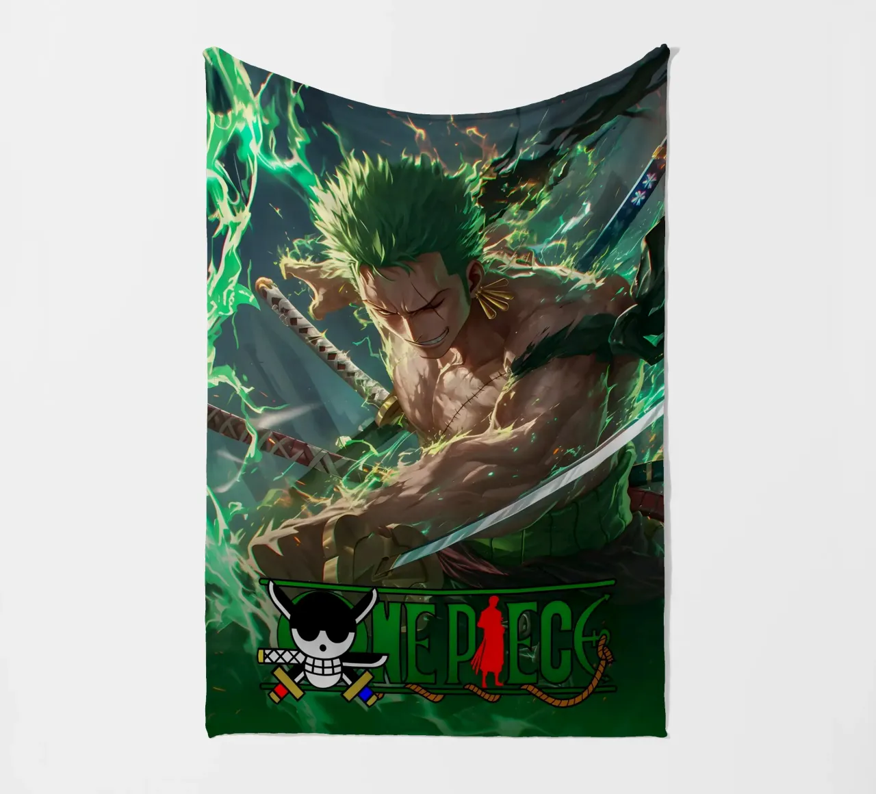 Roronoa Zoro coperta in pile da CreativeStudio