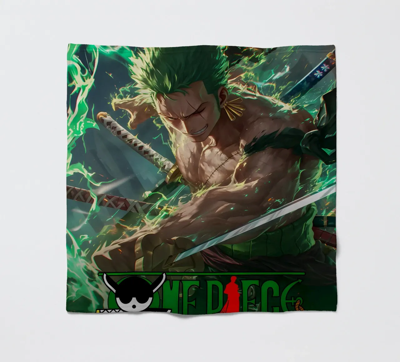 Roronoa Zoro coperta in pile da CreativeStudio