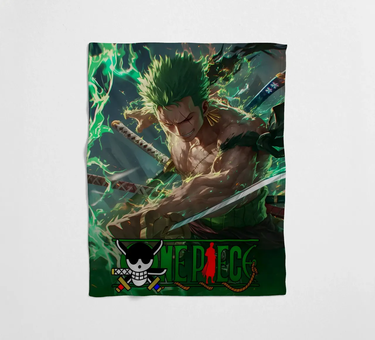 Roronoa Zoro coperta in pile da CreativeStudio