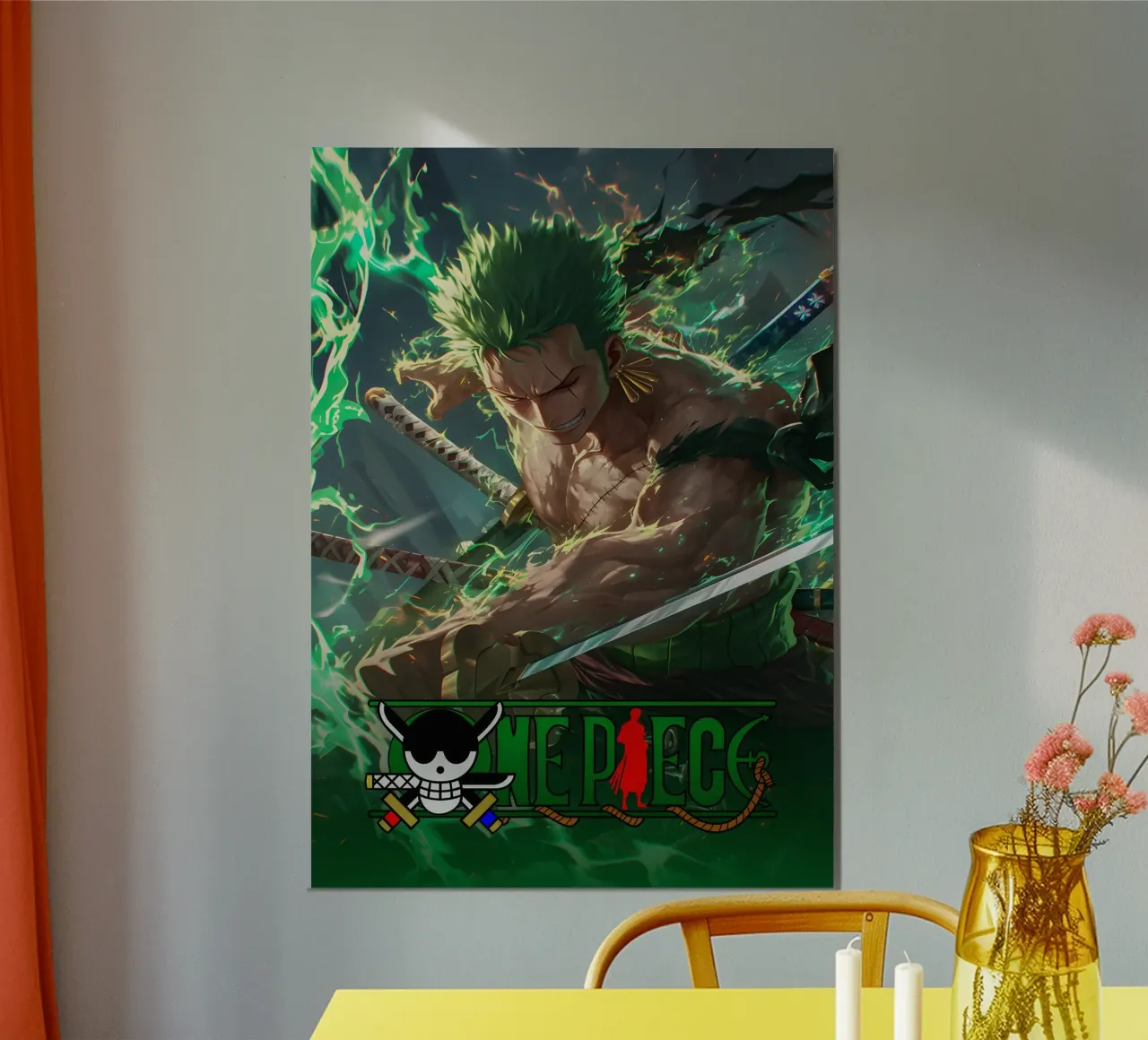 Roronoa Zoro alluminio dibond da CreativeStudio