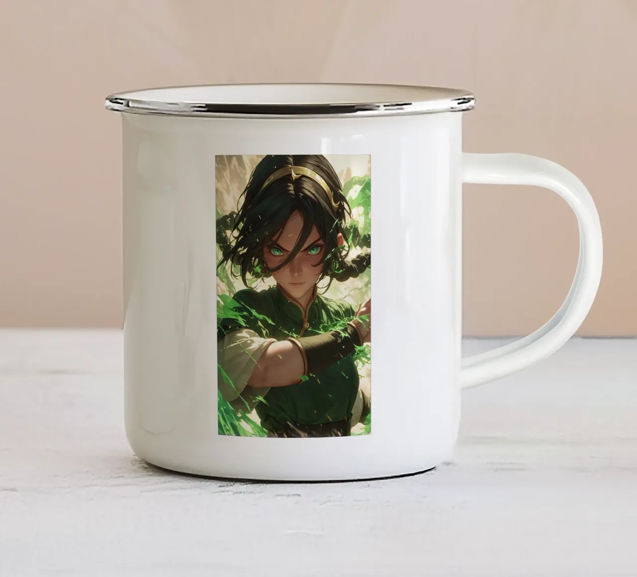 Toph Beifong tazza in smalto da CreativeStudio