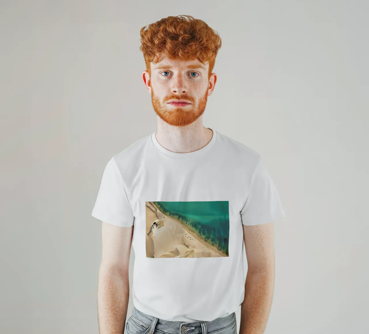 Shark Bay 3 t-shirt by Simon Butterworth