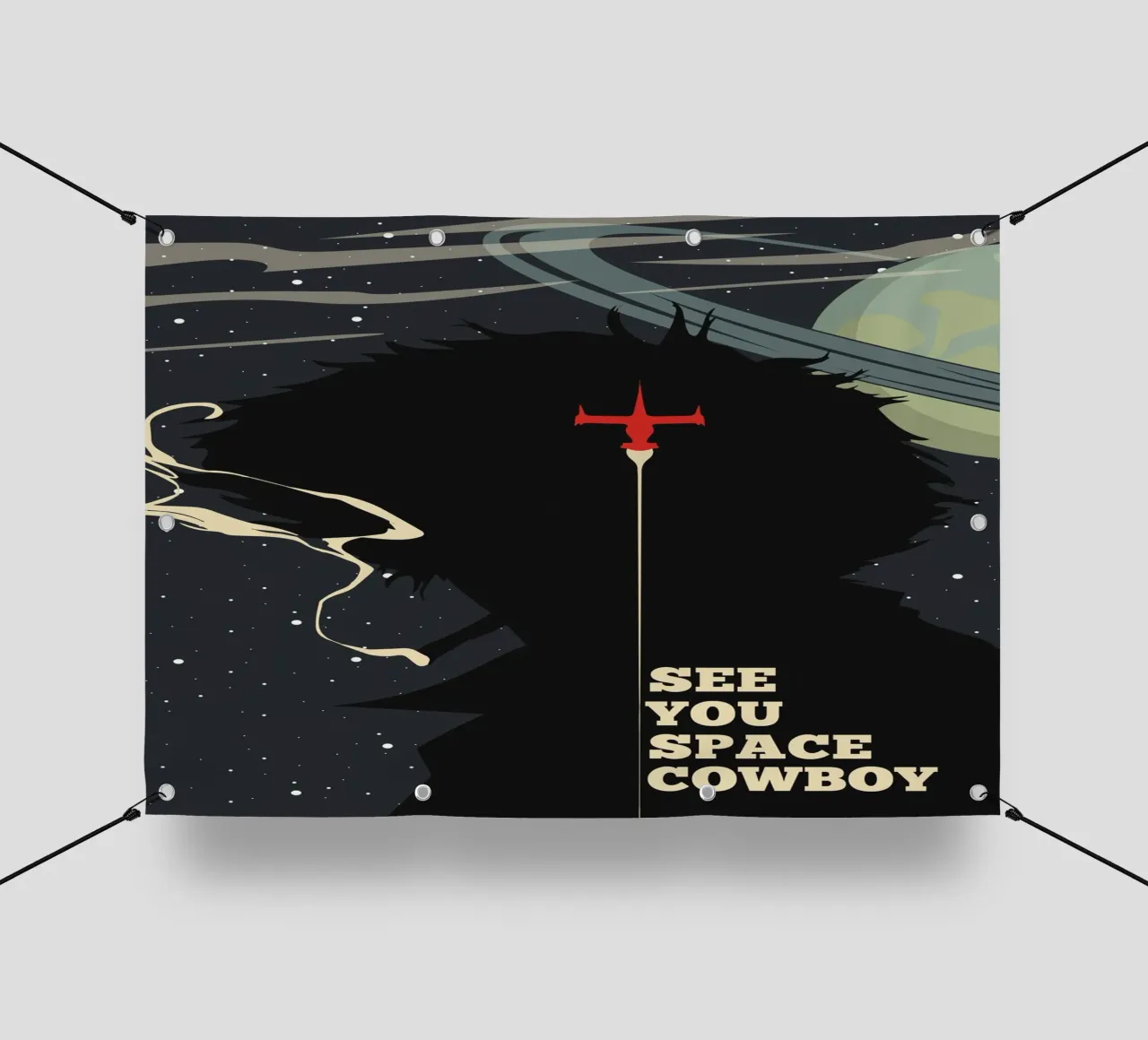 See You Space Cowboy telo in pvc da CreativeStudio