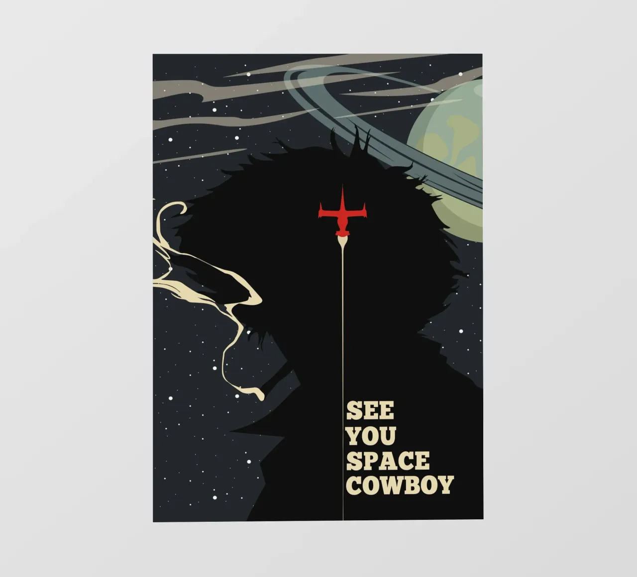 See You Space Cowboy telo in pvc da CreativeStudio