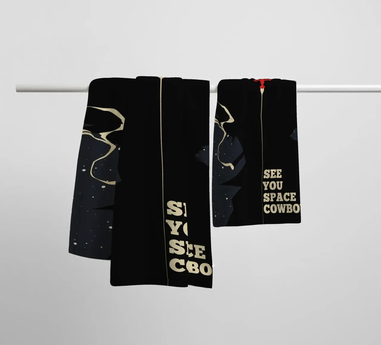 See You Space Cowboy asciugamano da bagno da CreativeStudio