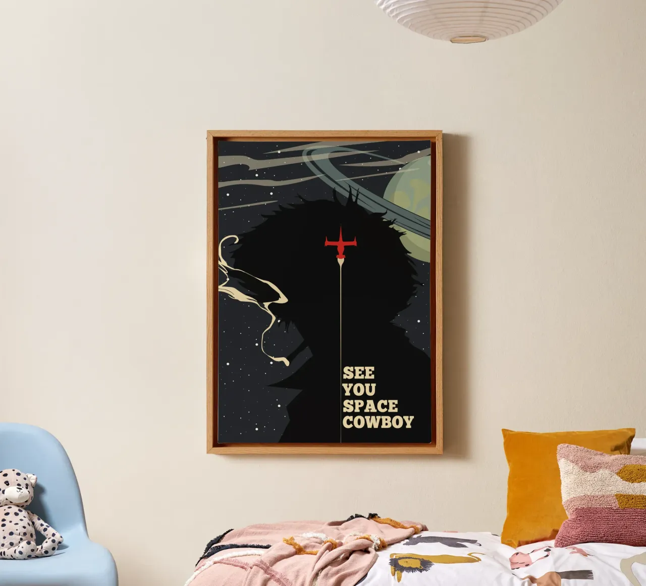 See You Space Cowboy tela con Cornice a cassetta da CreativeStudio