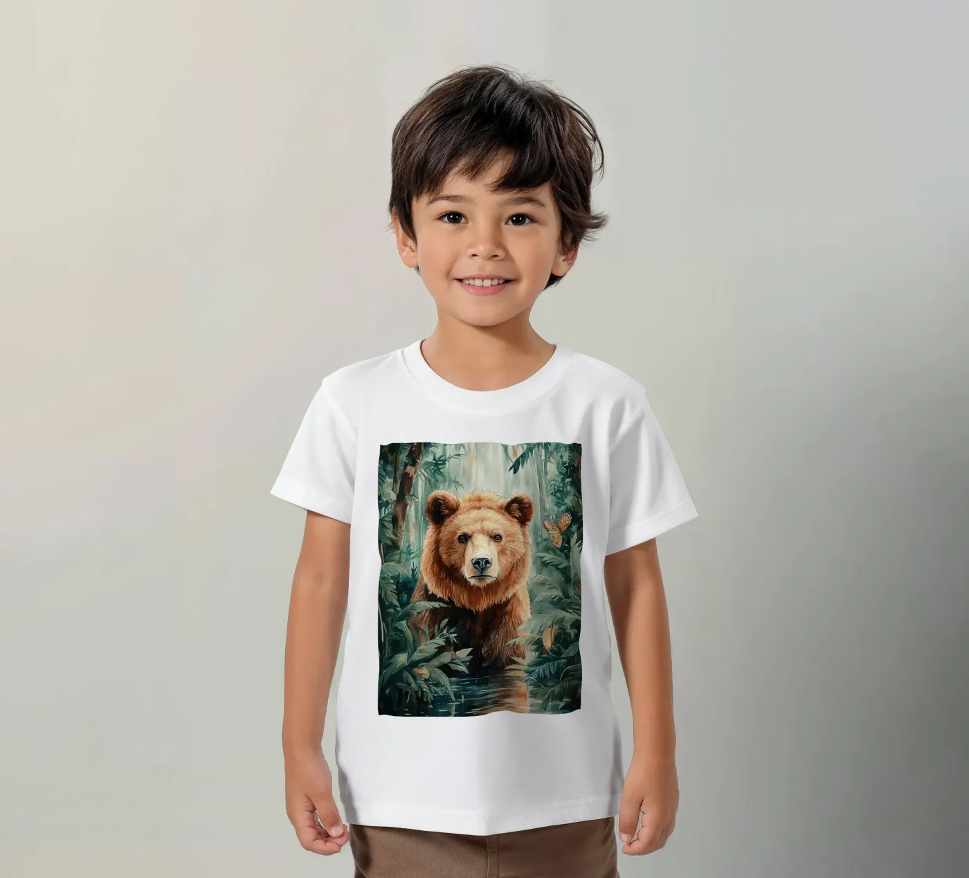 Bear Forest t-shirt bambini da Mateo