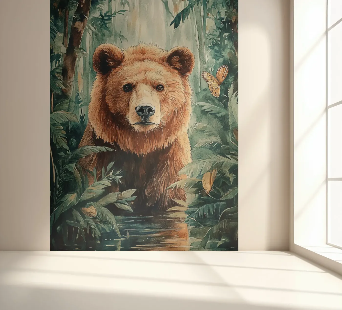 Bear Forest fotobehang van Mateo