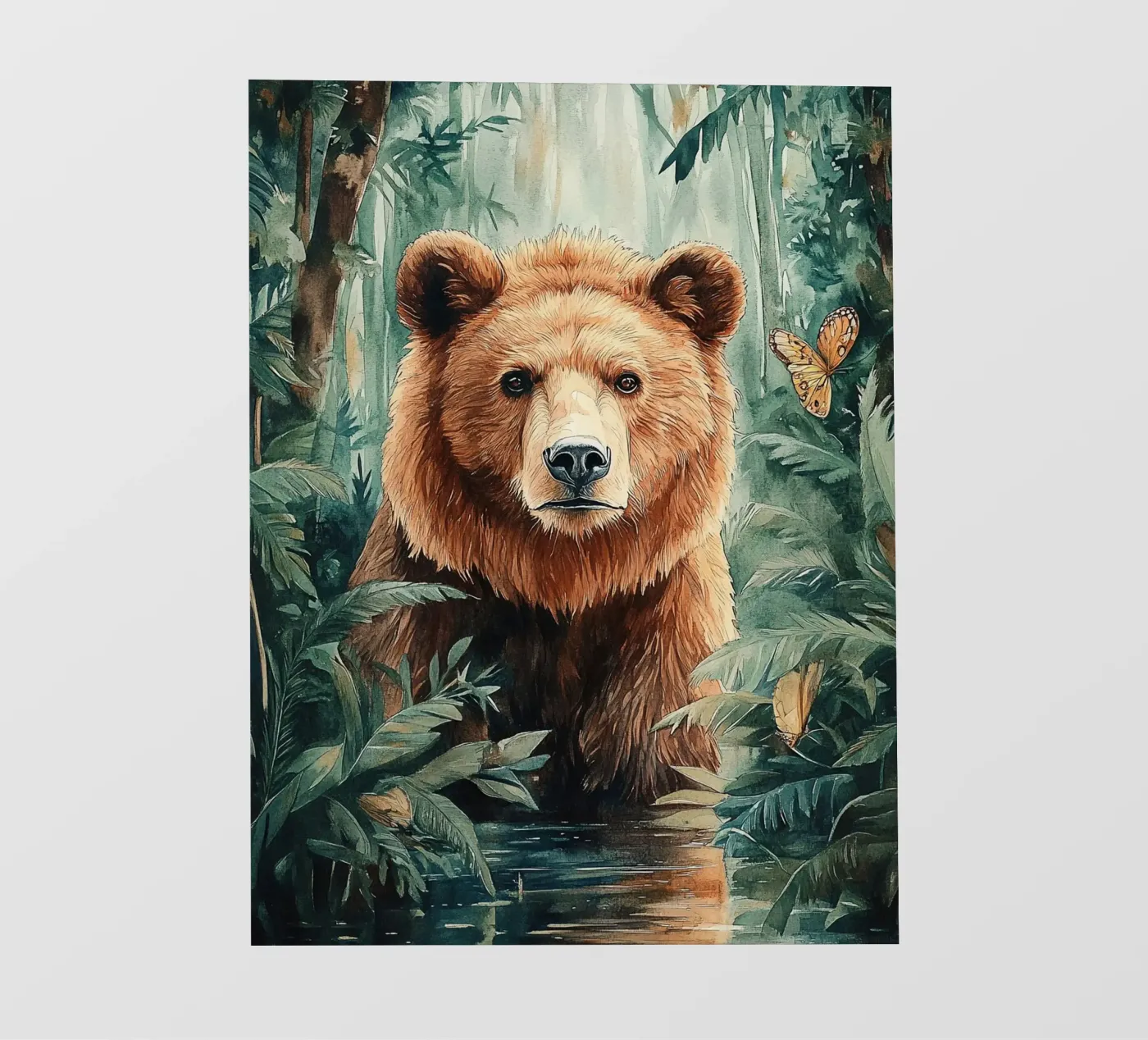 Bear Forest fotobehang van Mateo