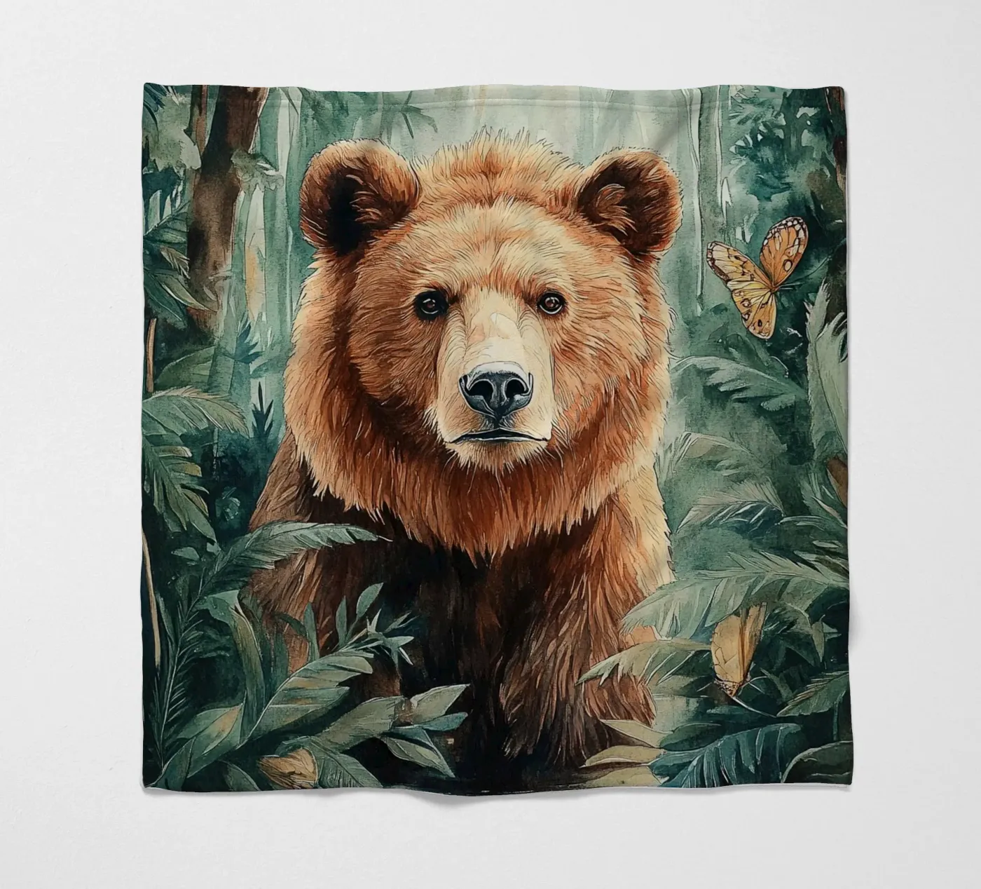 Bear Forest fleecedeken van Mateo