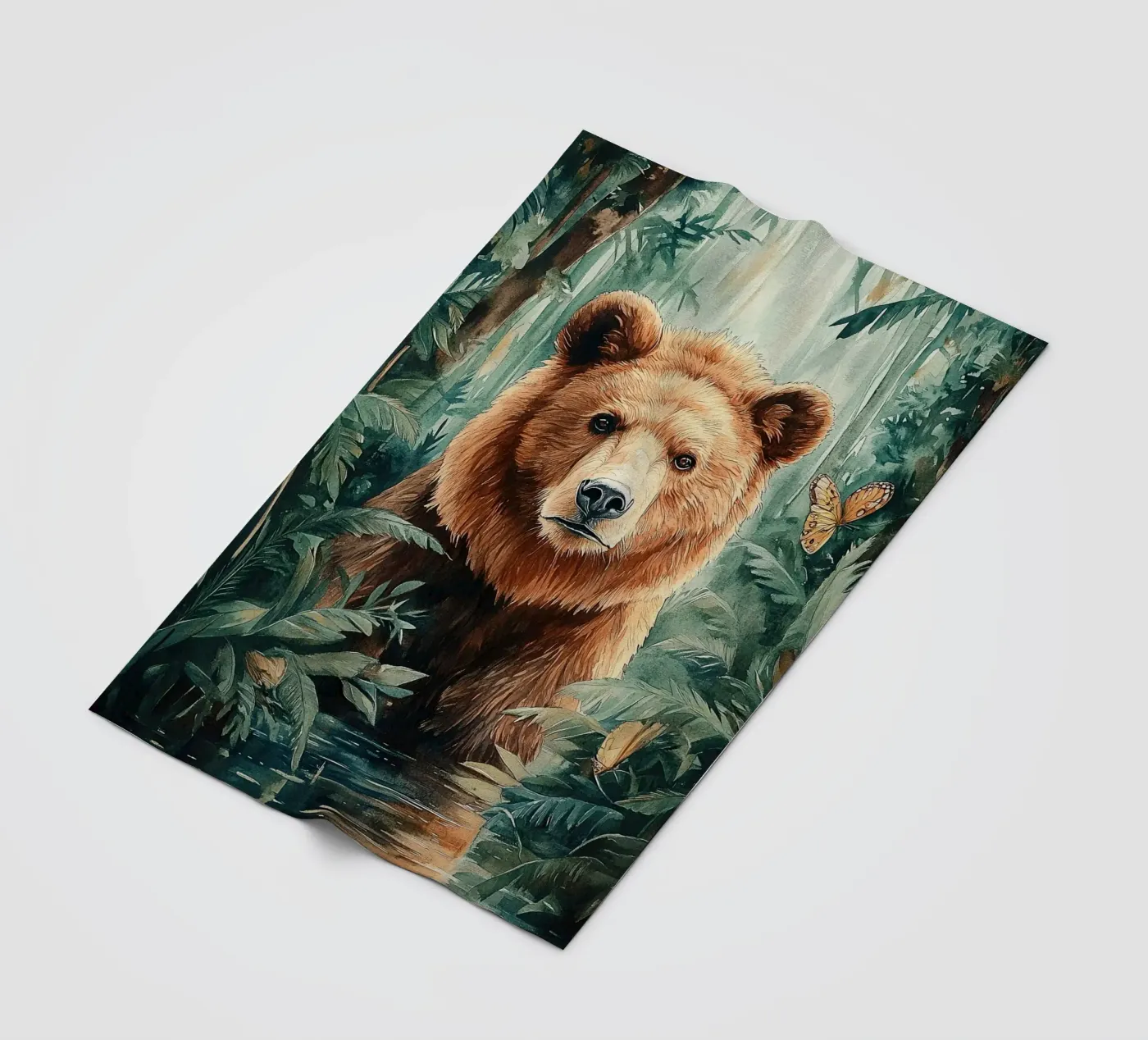 Bear Forest fleecedeken van Mateo