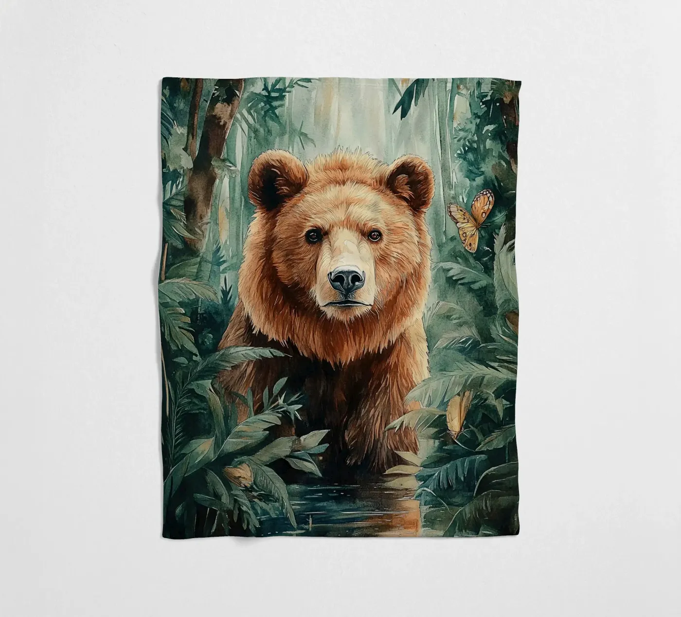 Bear Forest fleecedeken van Mateo