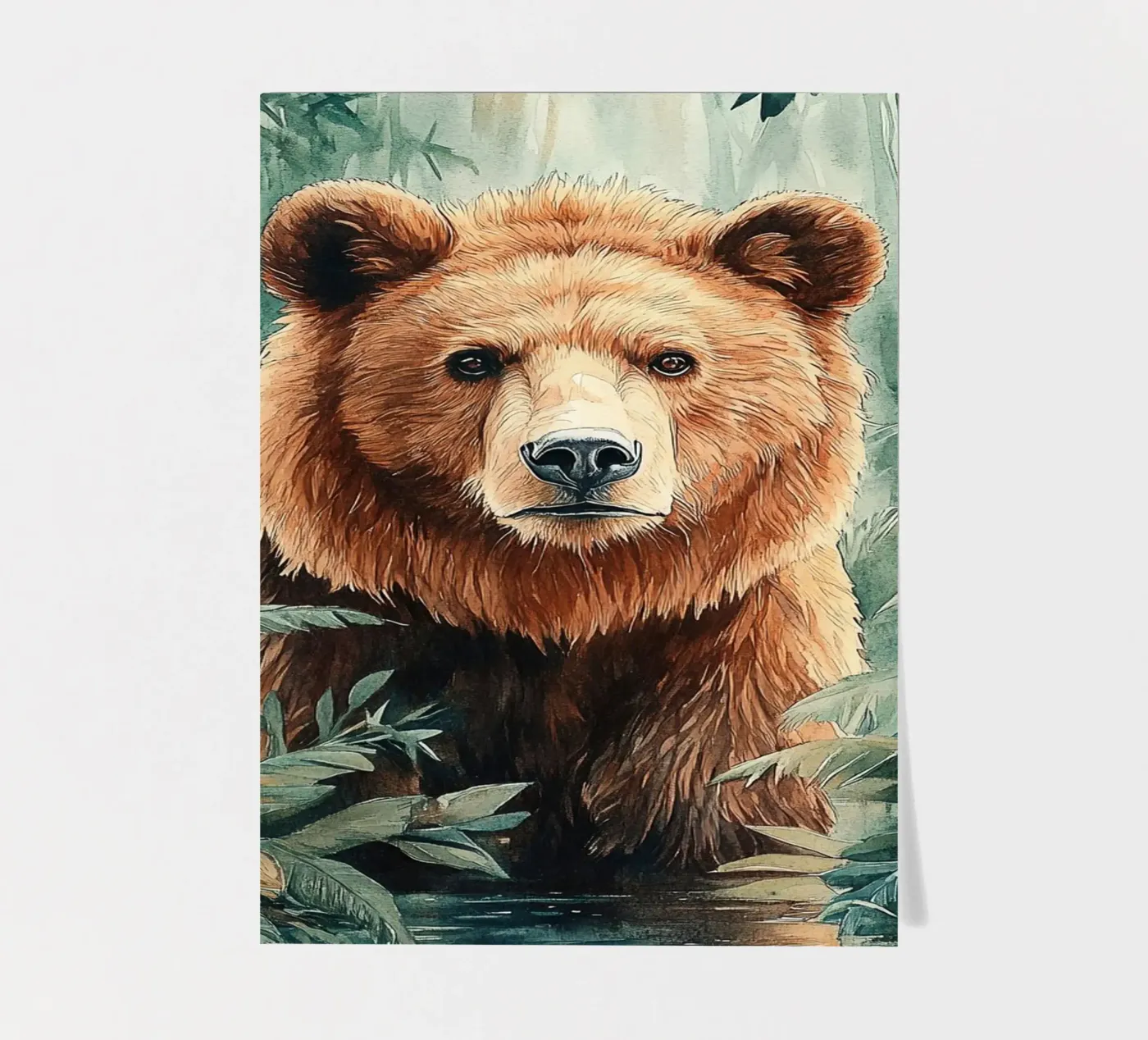 Bear Forest sticker sheet by Mateo