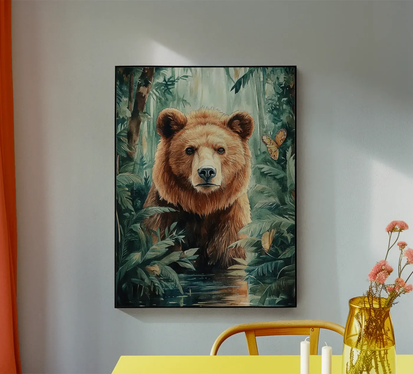 Bear Forest acrylic glass by Mateo