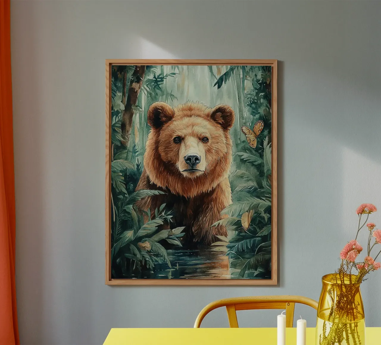 Bear Forest alluminio dibond da Mateo