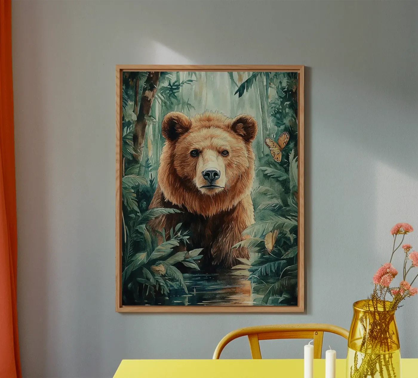 Bear Forest alluminio dibond da Mateo