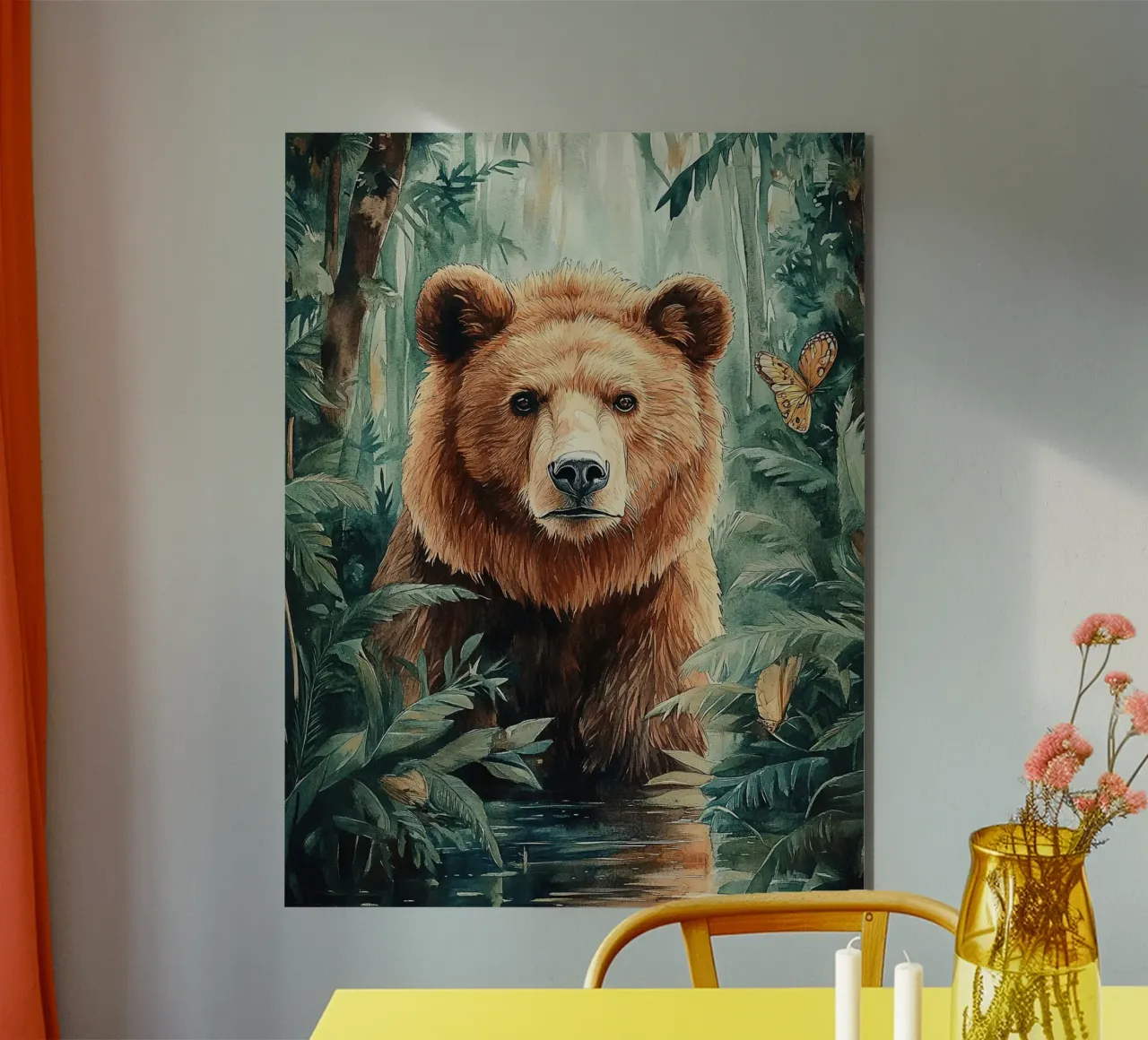 Bear Forest alluminio dibond da Mateo