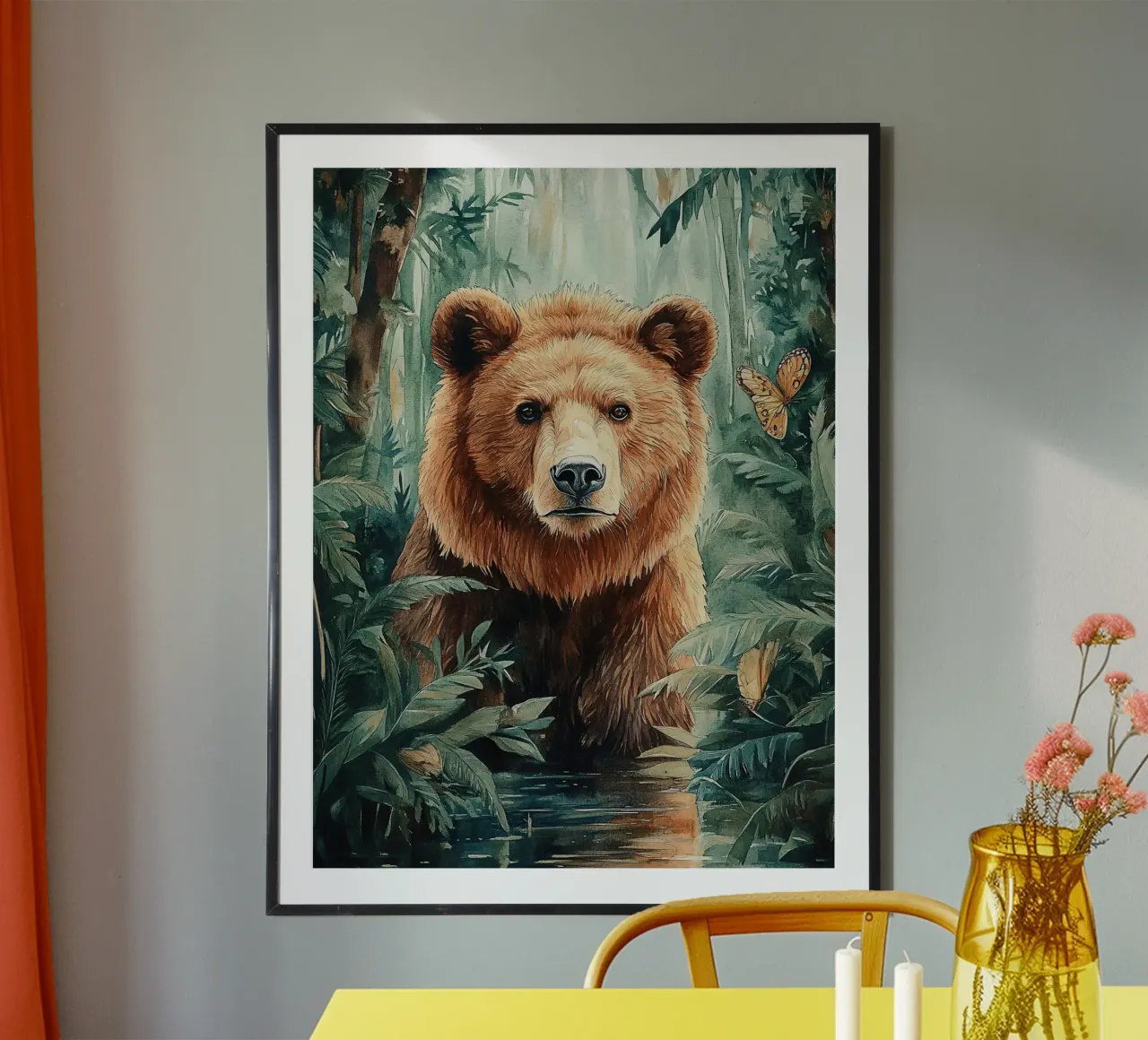 Bear Forest carta hahnemühle da Mateo