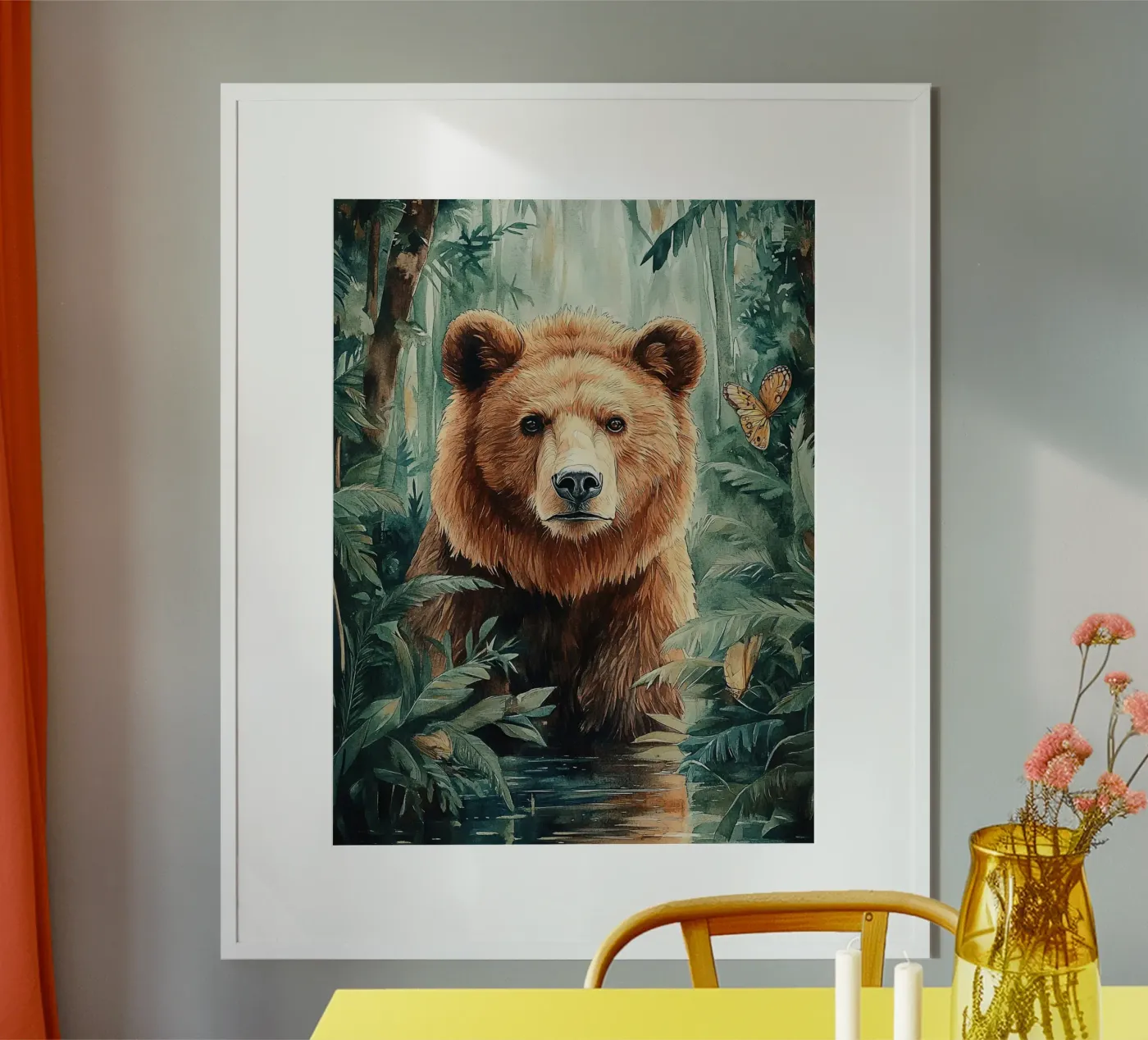 Bear Forest poster van Mateo
