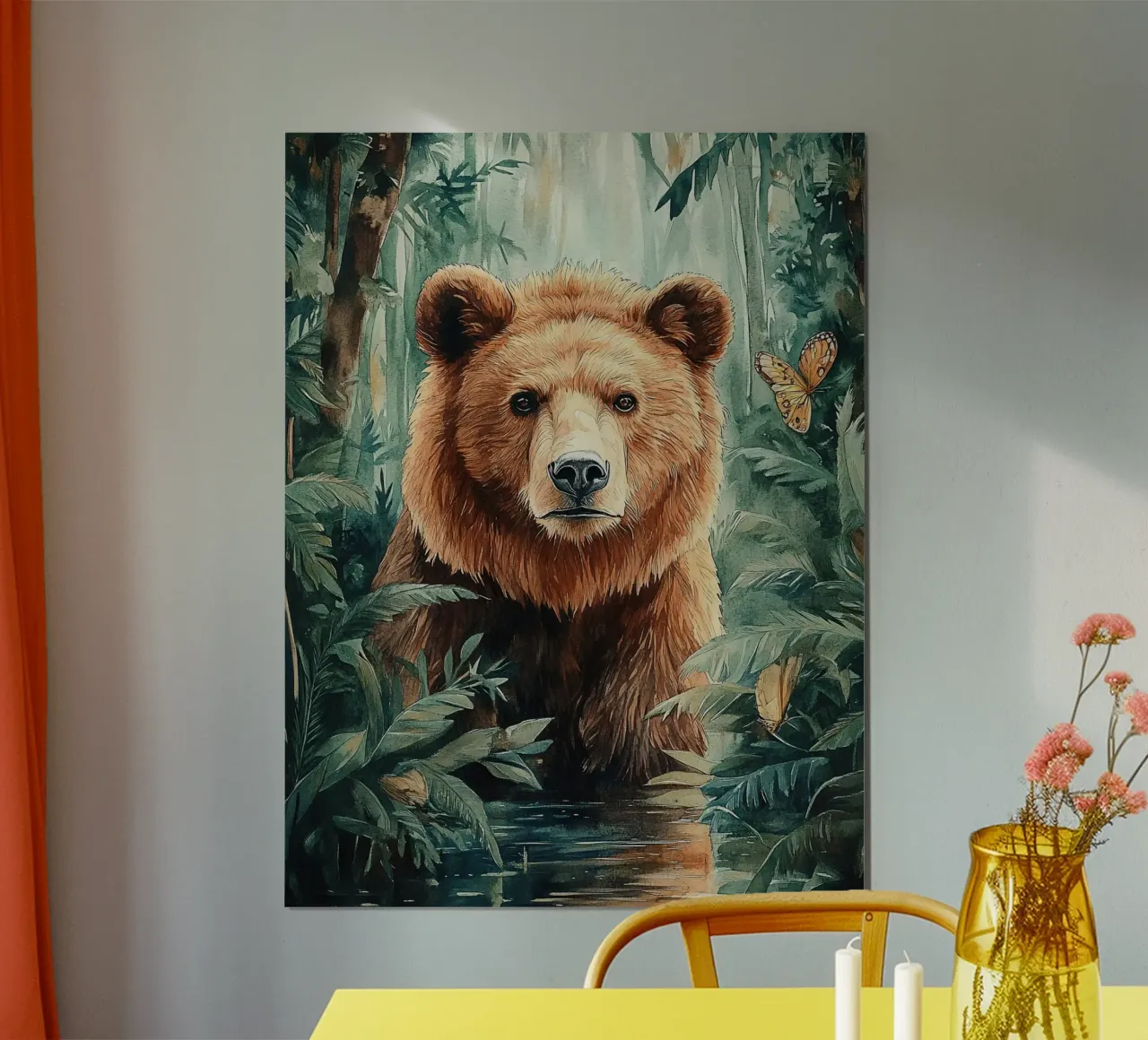Bear Forest carta hahnemühle da Mateo