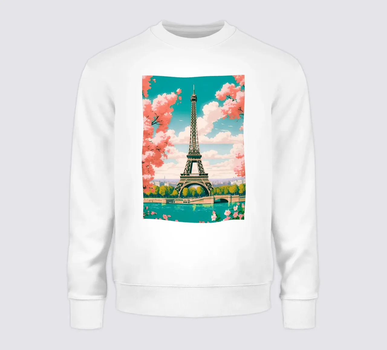 Reiseposter aus Paris, Frankreich Sweatshirt von TDPosters