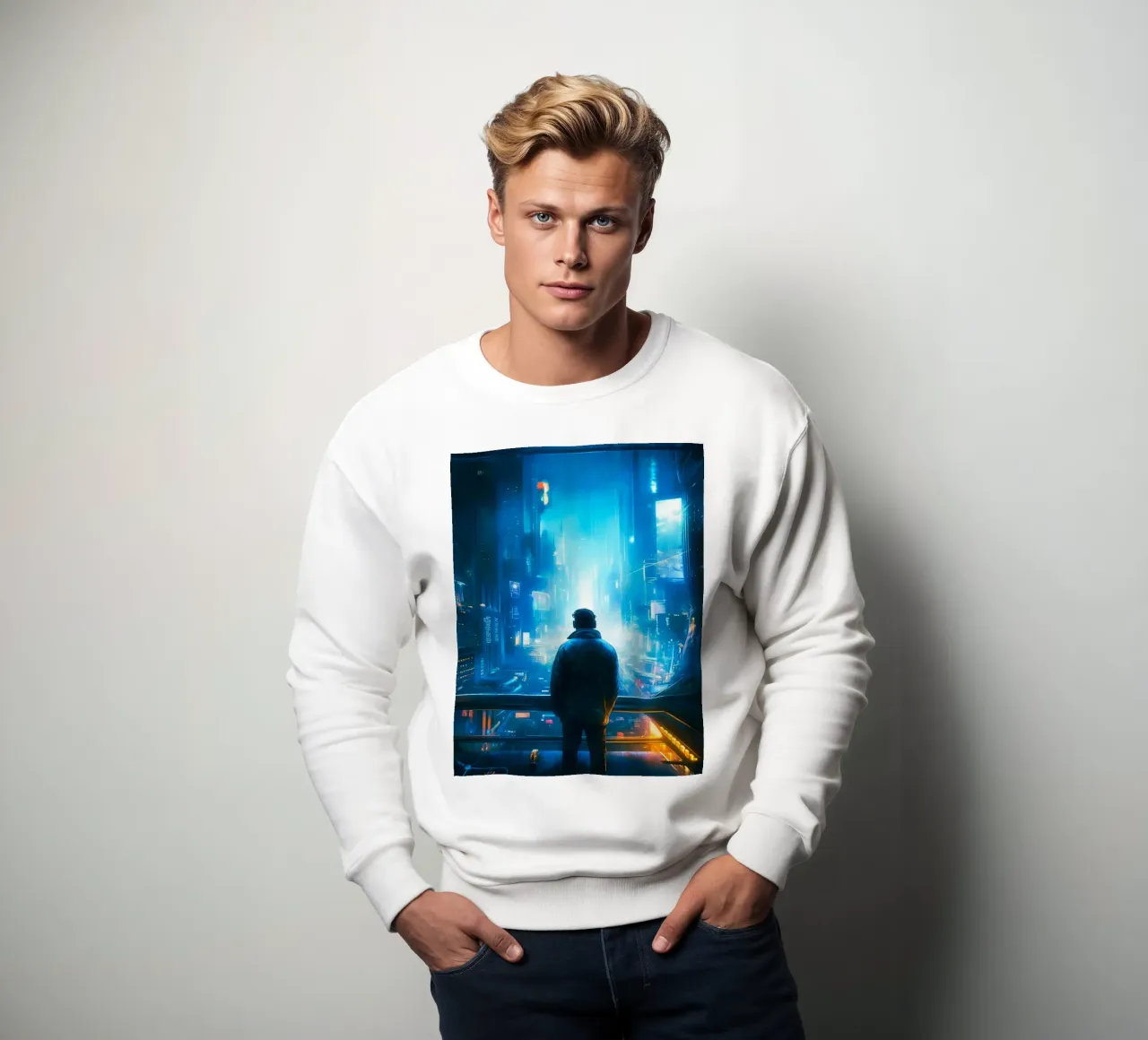 Orizzonti al neon felpa da TDPosters