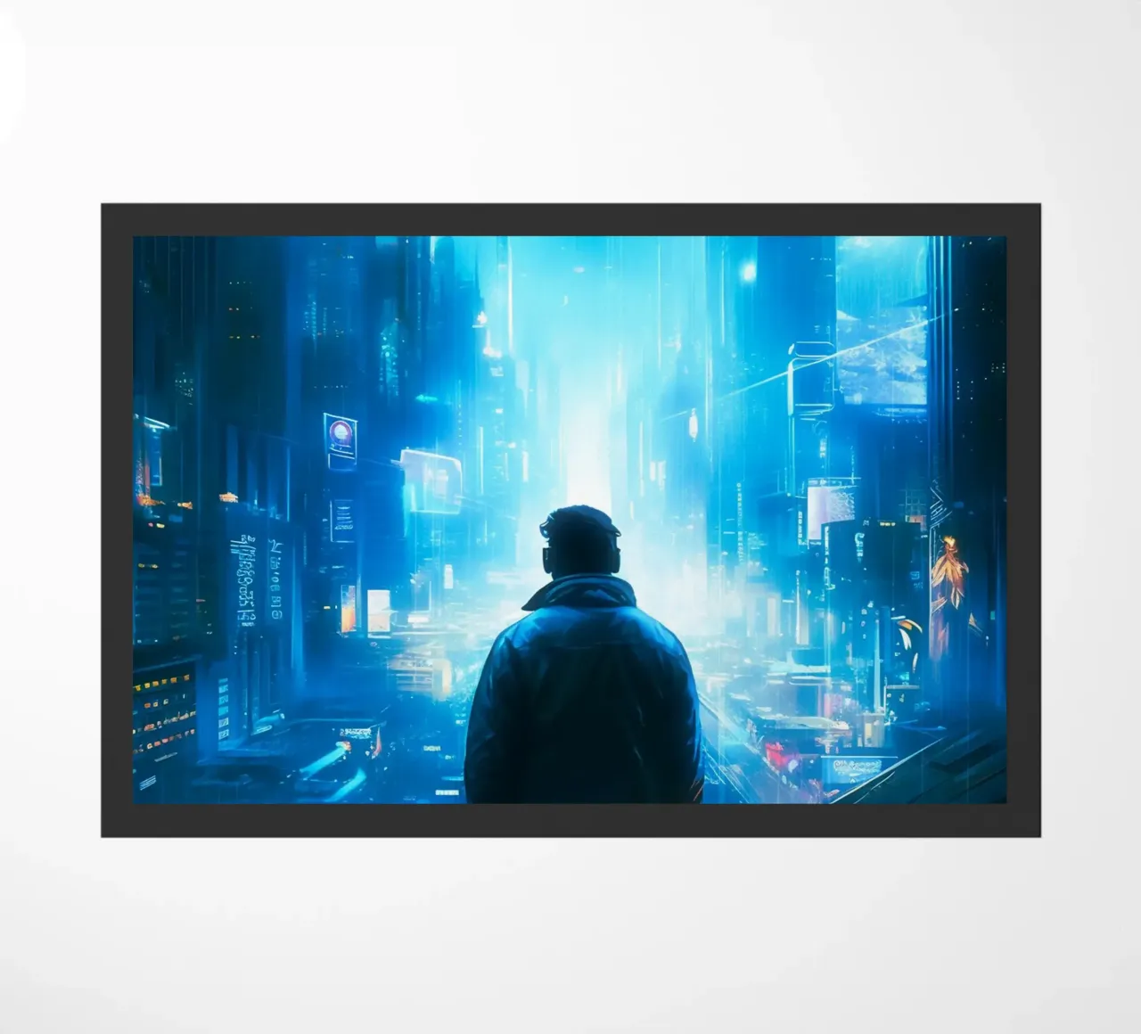 Orizzonti al neon zerbino da TDPosters