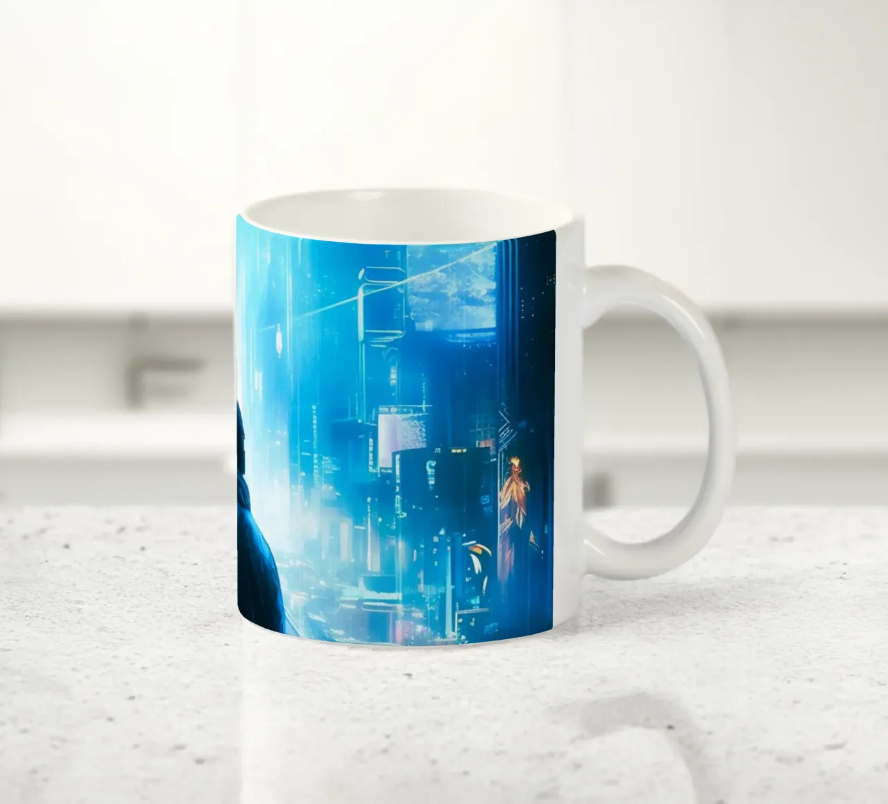 Orizzonti al neon tazza in ceramica da TDPosters