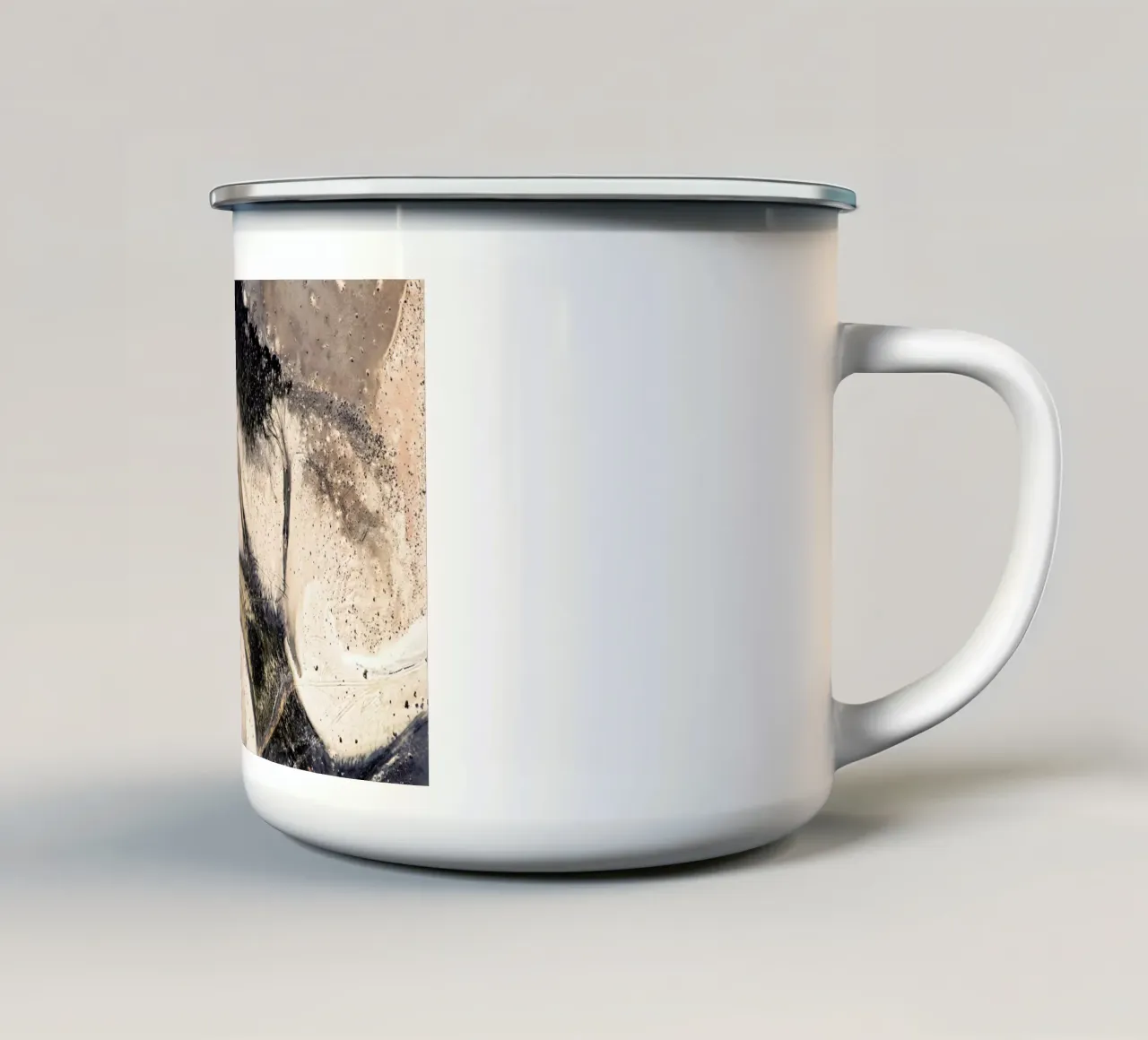 Shark Bay 15 tazza in smalto da Simon Butterworth