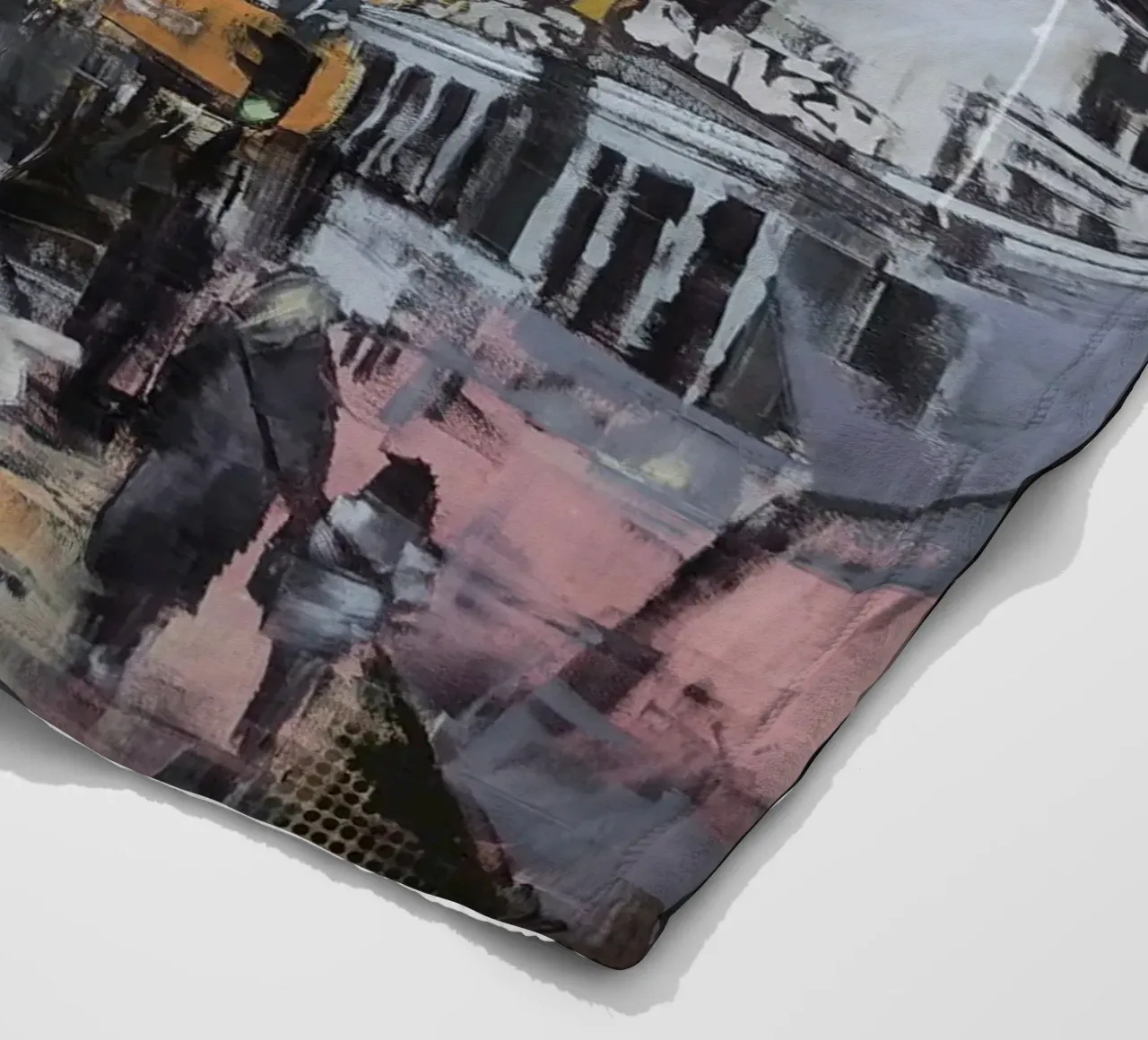 "BERLIN_24_04" Originalgemälde digital weiter bearbeitet coperta in pile da Eduard Warkentin Art