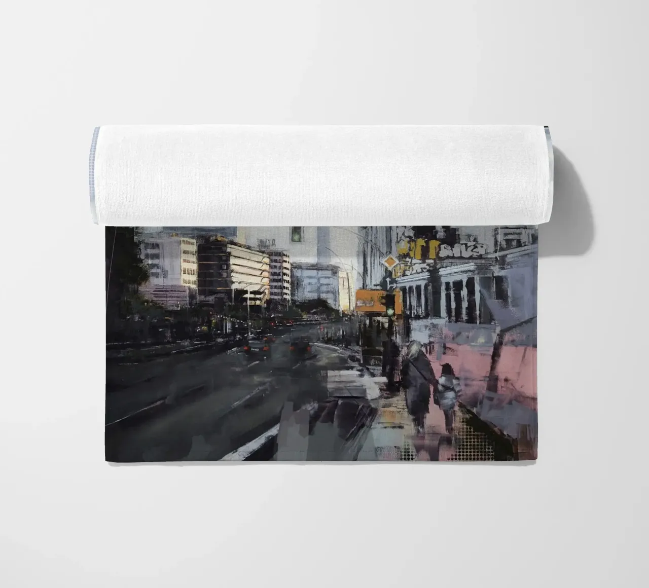 "BERLIN_24_04" Originalgemälde digital weiter bearbeitet telo mare da Eduard Warkentin Art