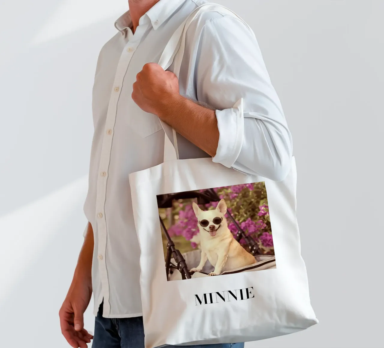 My dog borsa in juta da WORTSPIEL