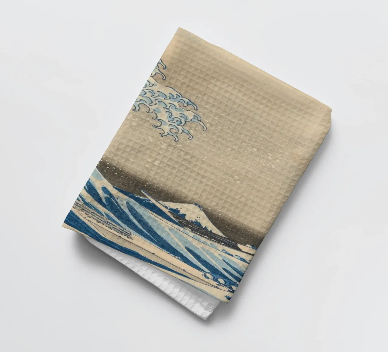 Hokusai-Die große Welle Geschirrtuch von Carinaprint