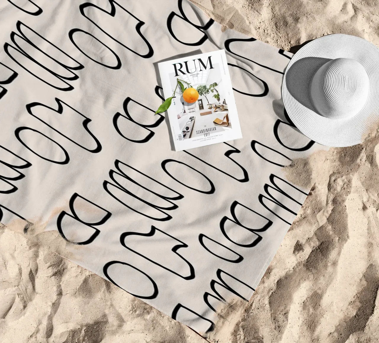 New Pattern No 17 beach towel by treechild