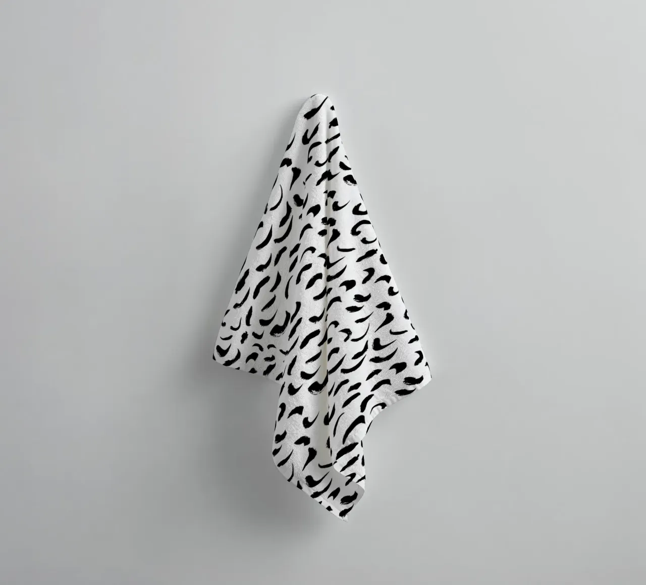 Black And White No 1 asciugamano da bagno da treechild