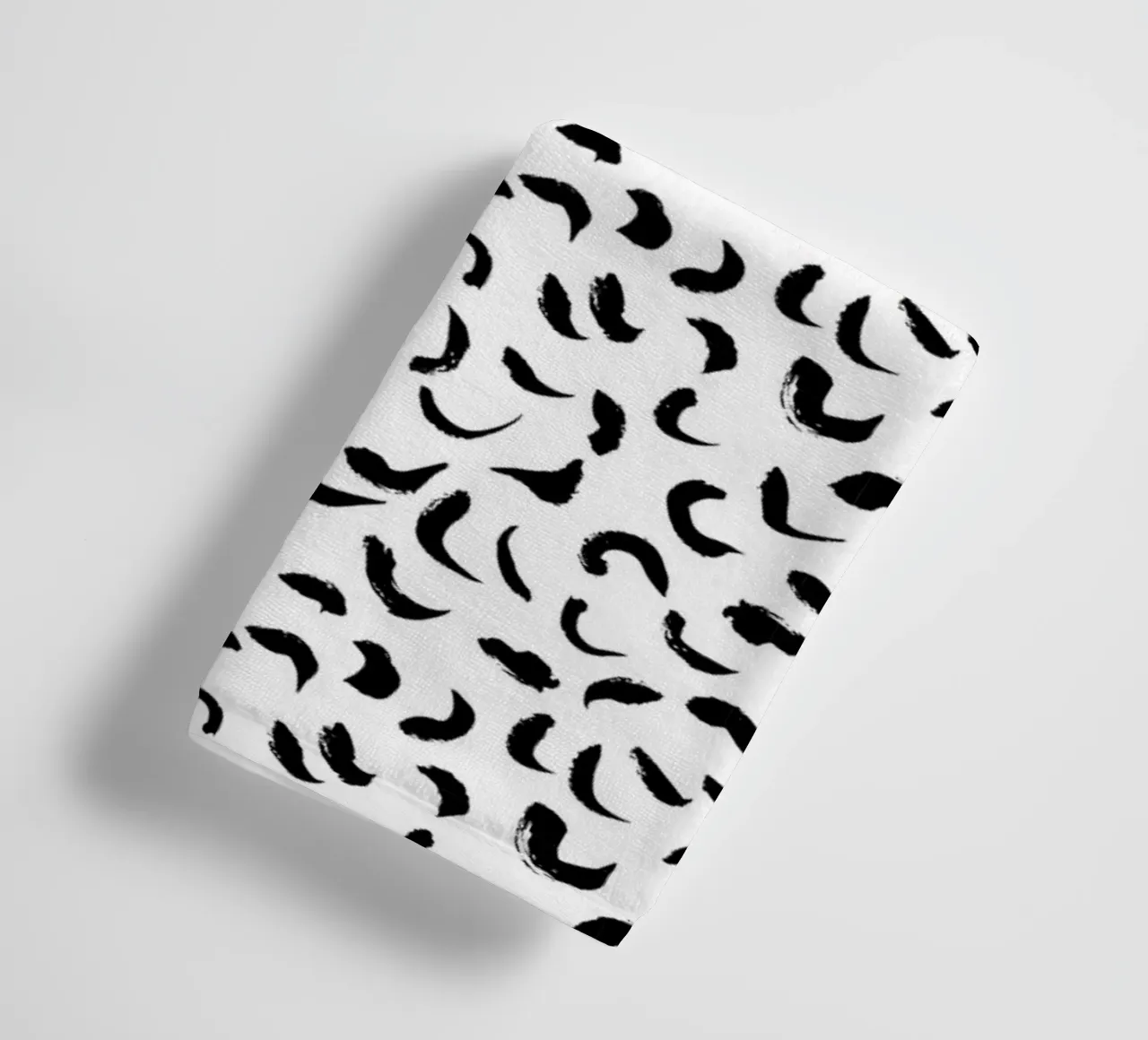Black And White No 1 asciugamano da bagno da treechild