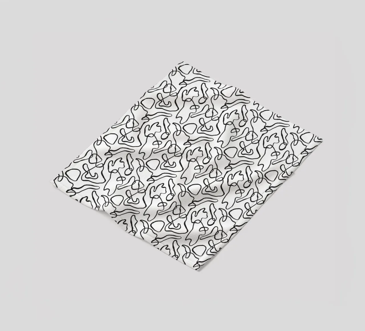 Black and White No 7 coperta in pile da treechild