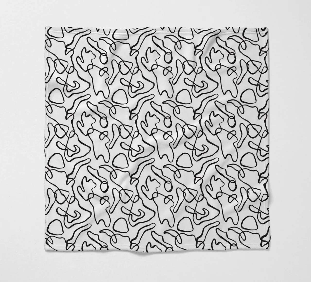 Black and White No 7 coperta in pile da treechild