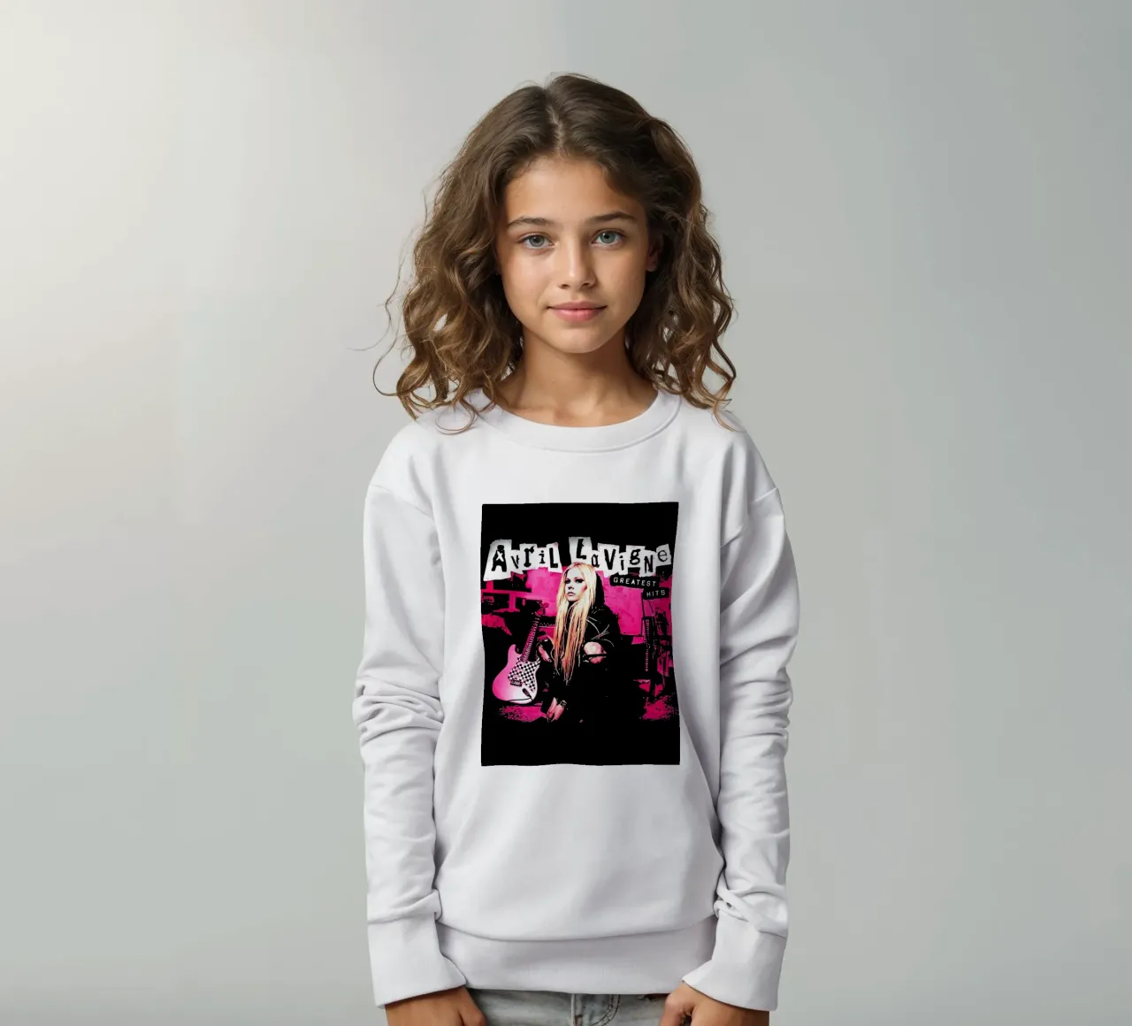 Avril Lavigne 20 Art felpa bambino da music soul