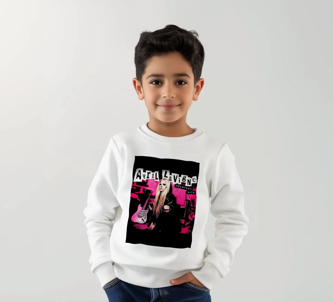 Avril Lavigne 20 Art felpa bambino da music soul