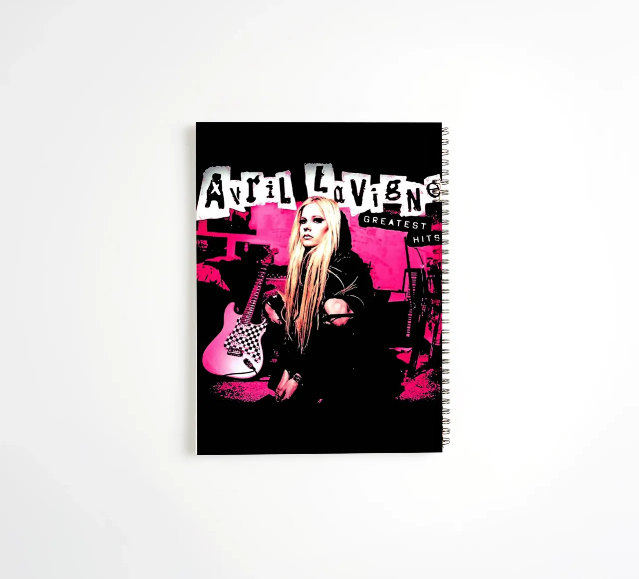 Avril Lavigne 20 Art spiral notebook by music soul