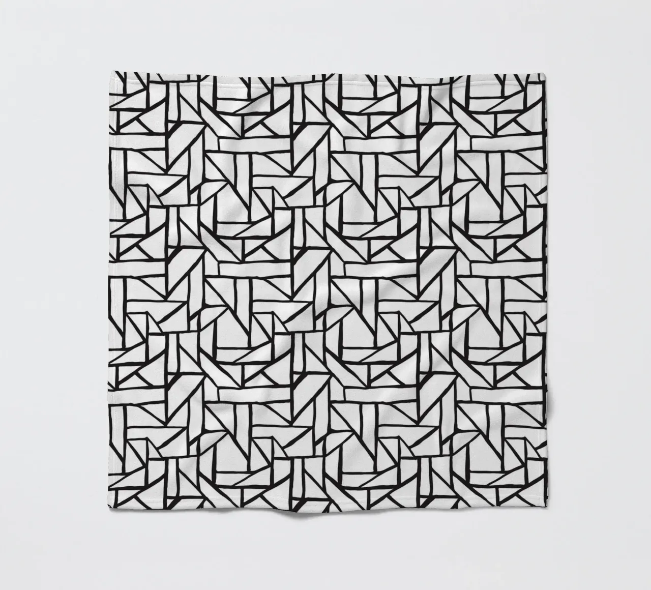 Black And White No 9 coperta in pile da treechild