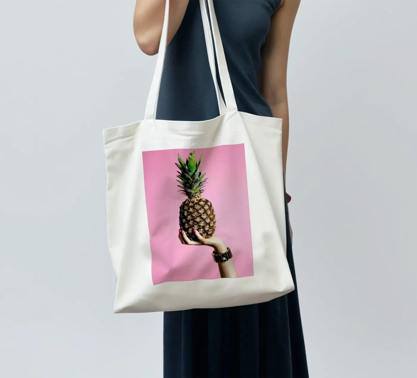 Pineapple borsa in juta da Laura Palm