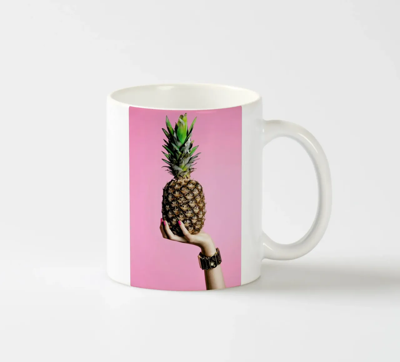Pineapple ceramic mug by Laura Palm