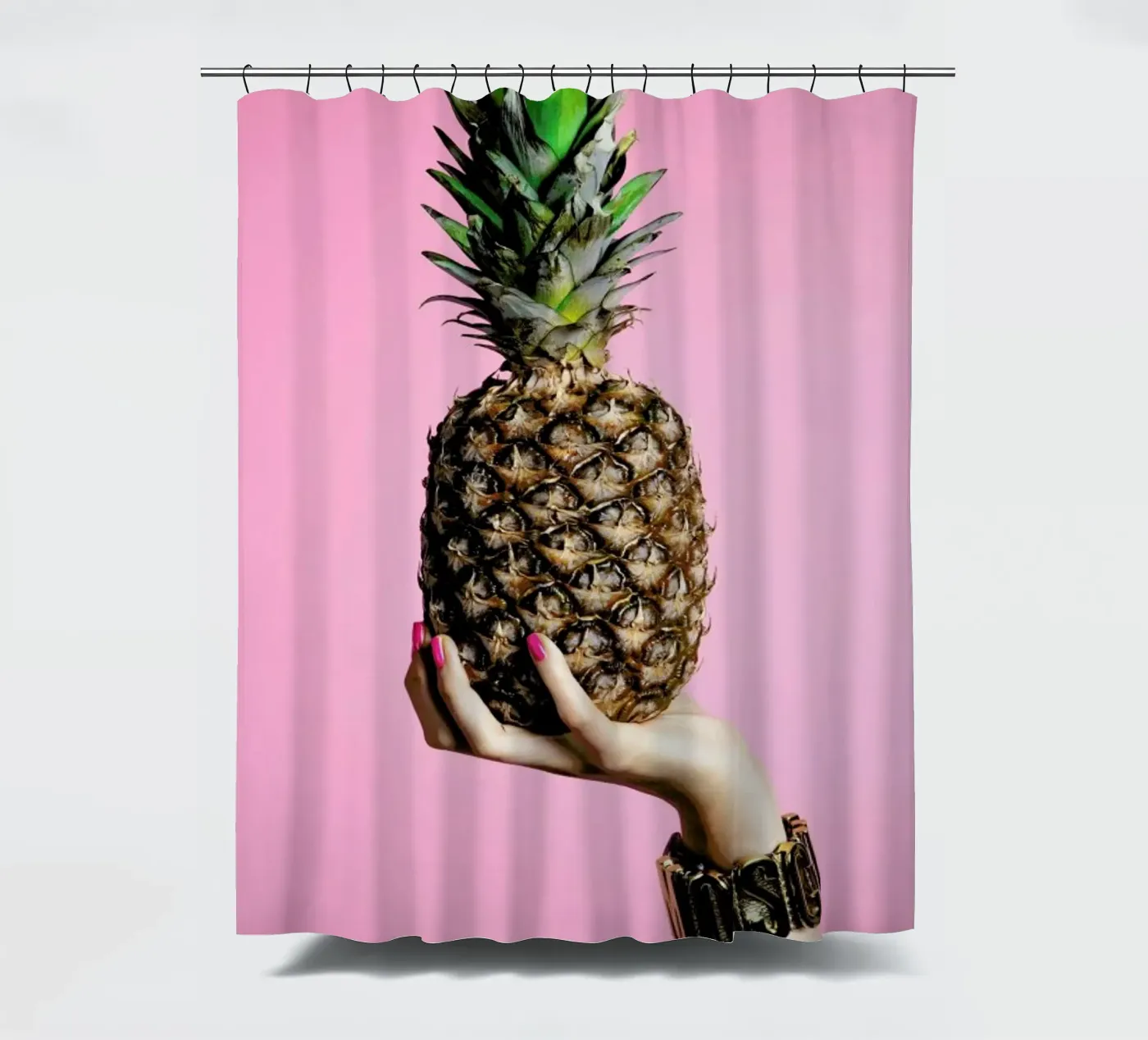 Pineapple douchegordijn van Laura Palm