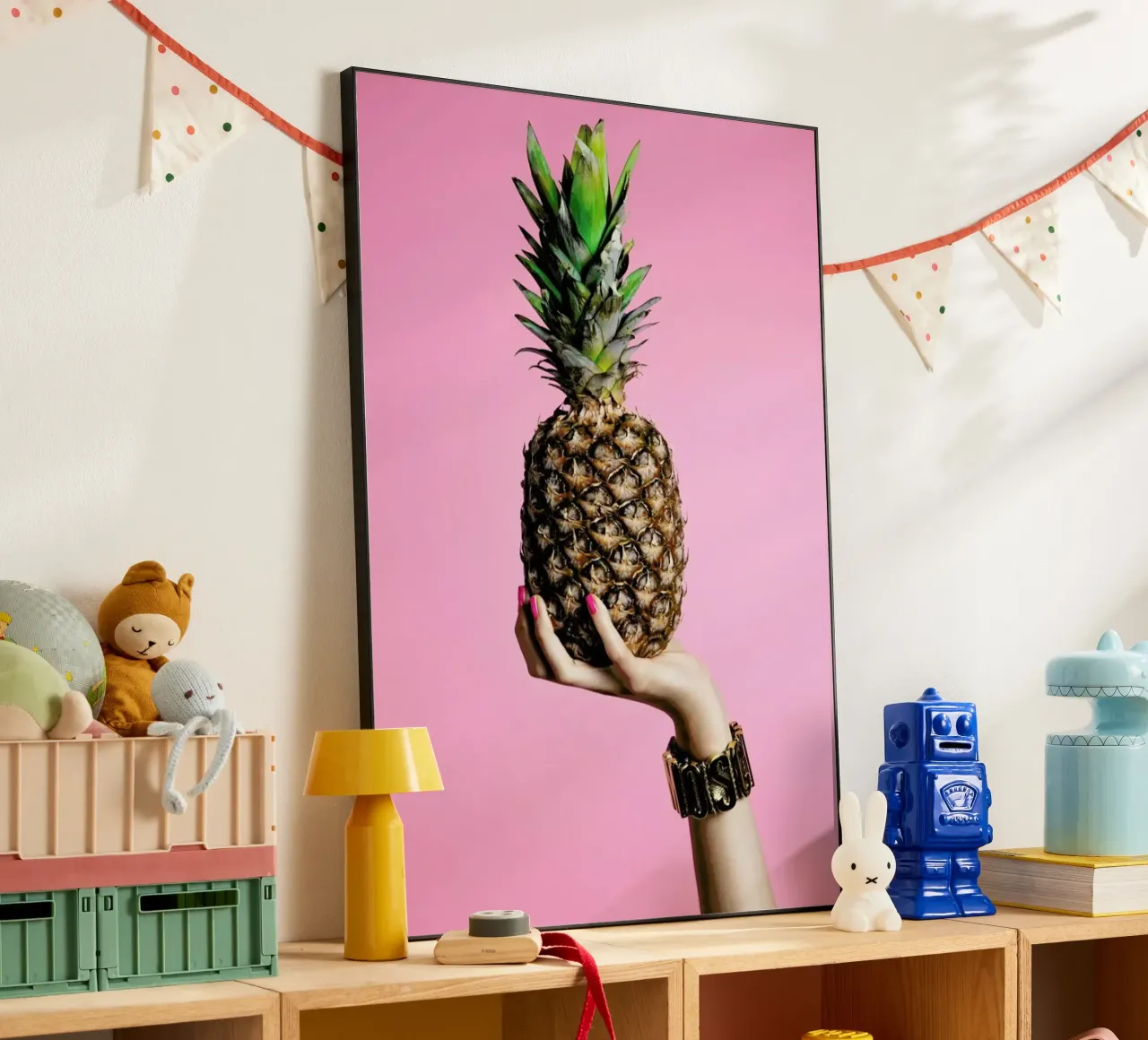 Pineapple alluminio dibond da Laura Palm