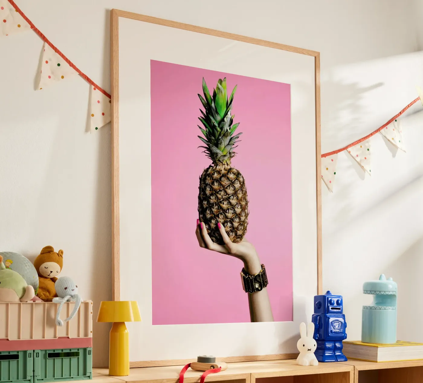 Pineapple Poster von Laura Palm