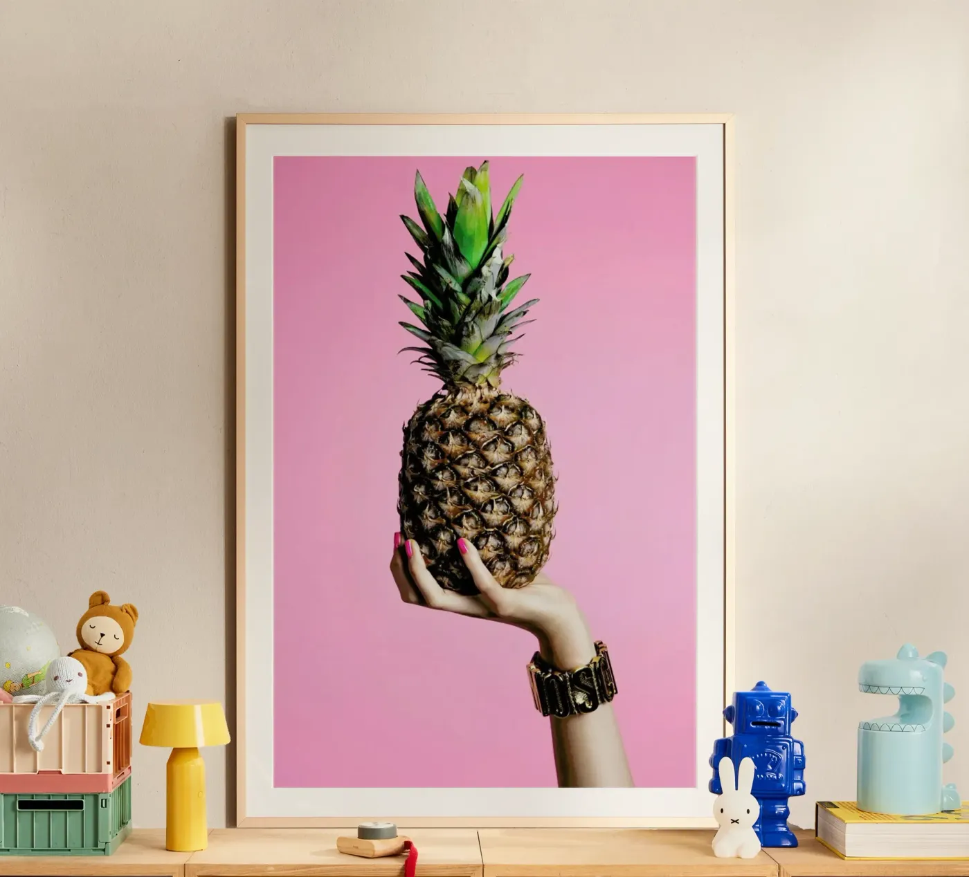 Pineapple Poster von Laura Palm
