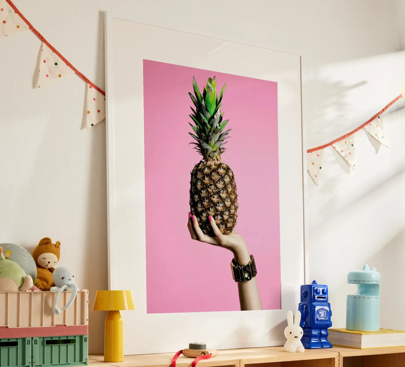 Pineapple Poster von Laura Palm