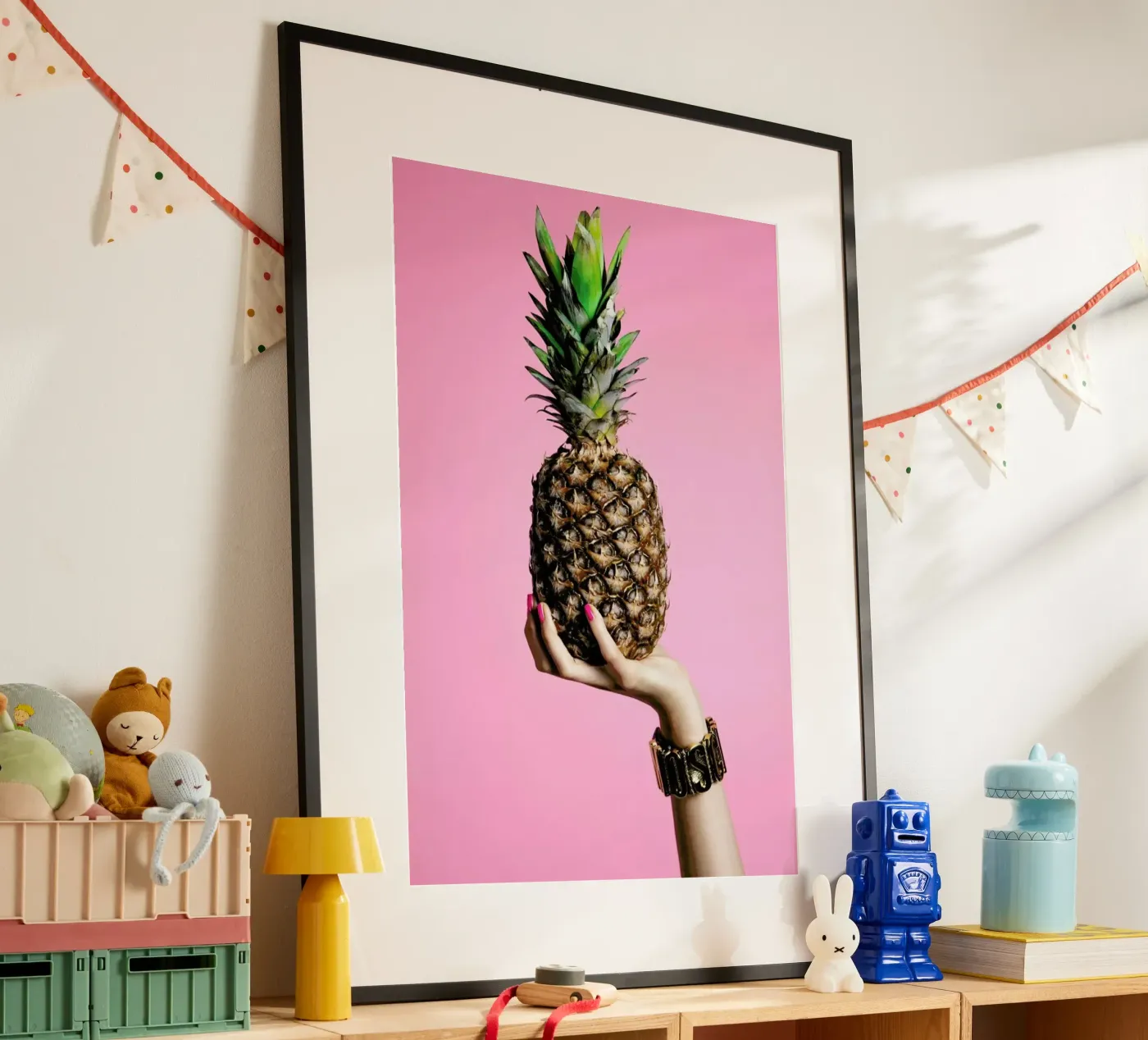Pineapple Poster von Laura Palm